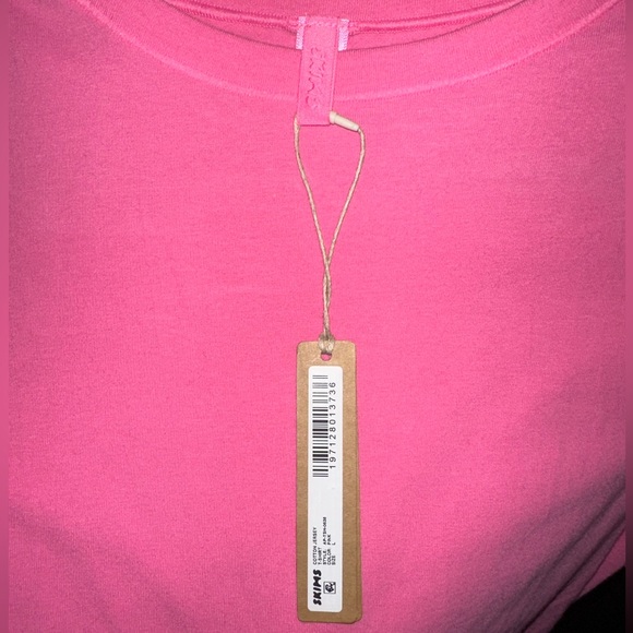 NEW Skims Cotton Jersey T-shirt - Picture 9 of 9